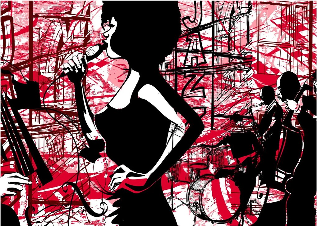 Kép - Jazz (üvegen) (70x50 cm)