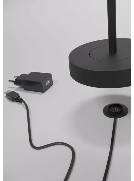 Redo 90312 - LED Dimmelhető asztali lámpa ILUNA LED/2,5W/5V 3000 mAh IP65 fekete