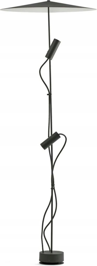 Faro Clap 1266 dizájner állólámpa, fekete, 2x6W Led, IP65, lámpaernyő