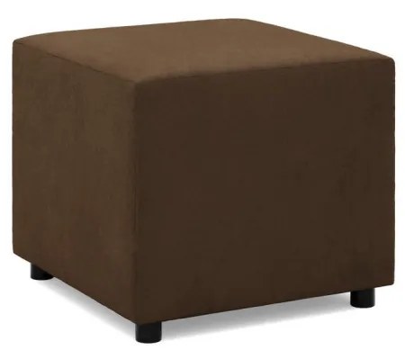 Zeus puff, szövet anyag, 50x50, barna