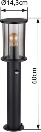 GLOBO 31362S GRACEY Mozgásérzékelős Állólámpa IP44