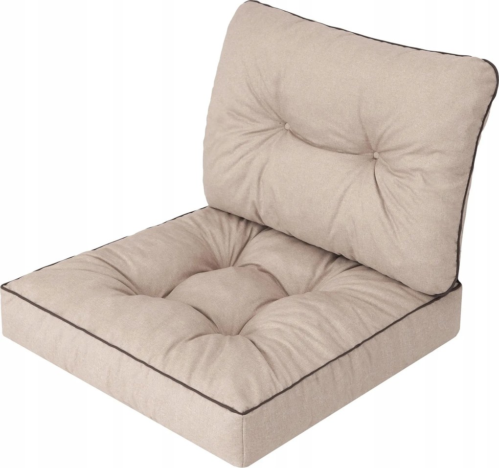 Kerti székpárna, technorattan fotelpárna 115x70cm