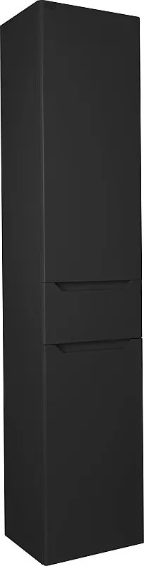 TMP SHARP - FEKETE - fali fürdőszobai ÁLLÓSZEKRÉNY - 160 x 35 cm