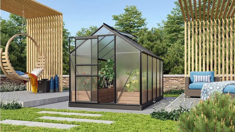 üvegház VITAVIA VENUS 6200 PC 4 mm fekete színű LG4632