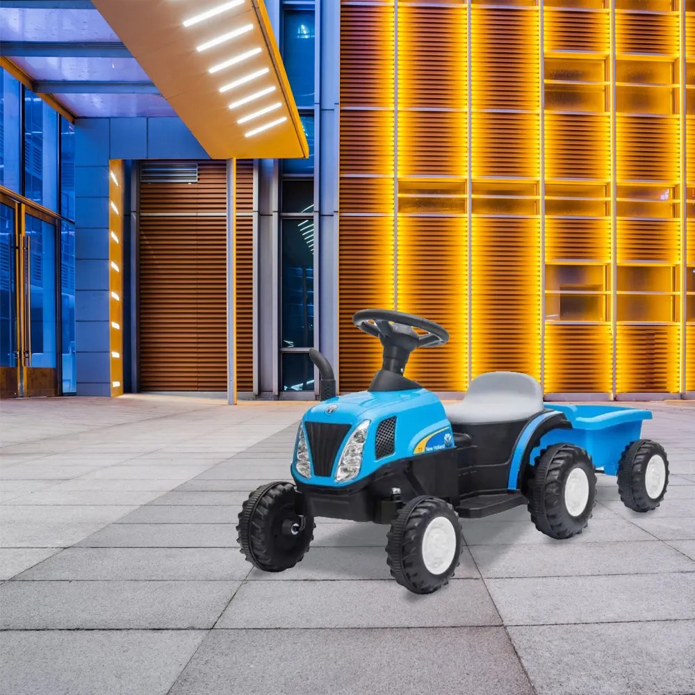 Elektromos traktor Holland kék