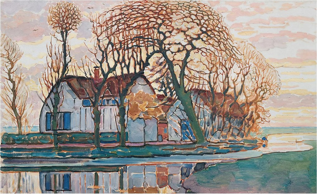 Fali fotótapéta előszoba konyhába Idilli tájkép 416x254 Ragasztó