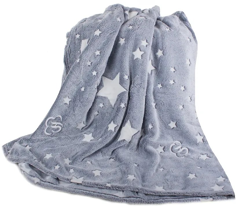 VERK Világító takaró ujjakkal - szürke