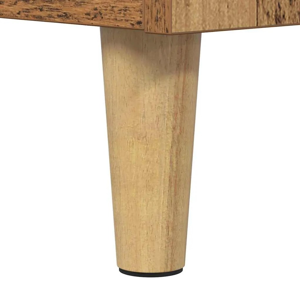 Oldalszekrények 3 pcs Öreg fa 60 x 35 x 70 cm Faanyag