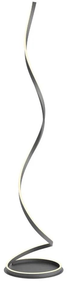 Redo 01-4283 - LED dimmelhető állólámpa SCROLL LED/30W/230V fekete