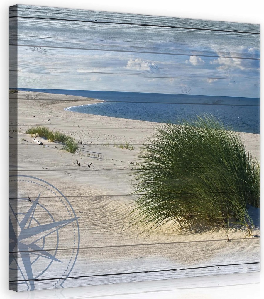 Vászonkép 40x40 Tengeri szellő a fán – Inspiráció a Boho stílusú nappaliba