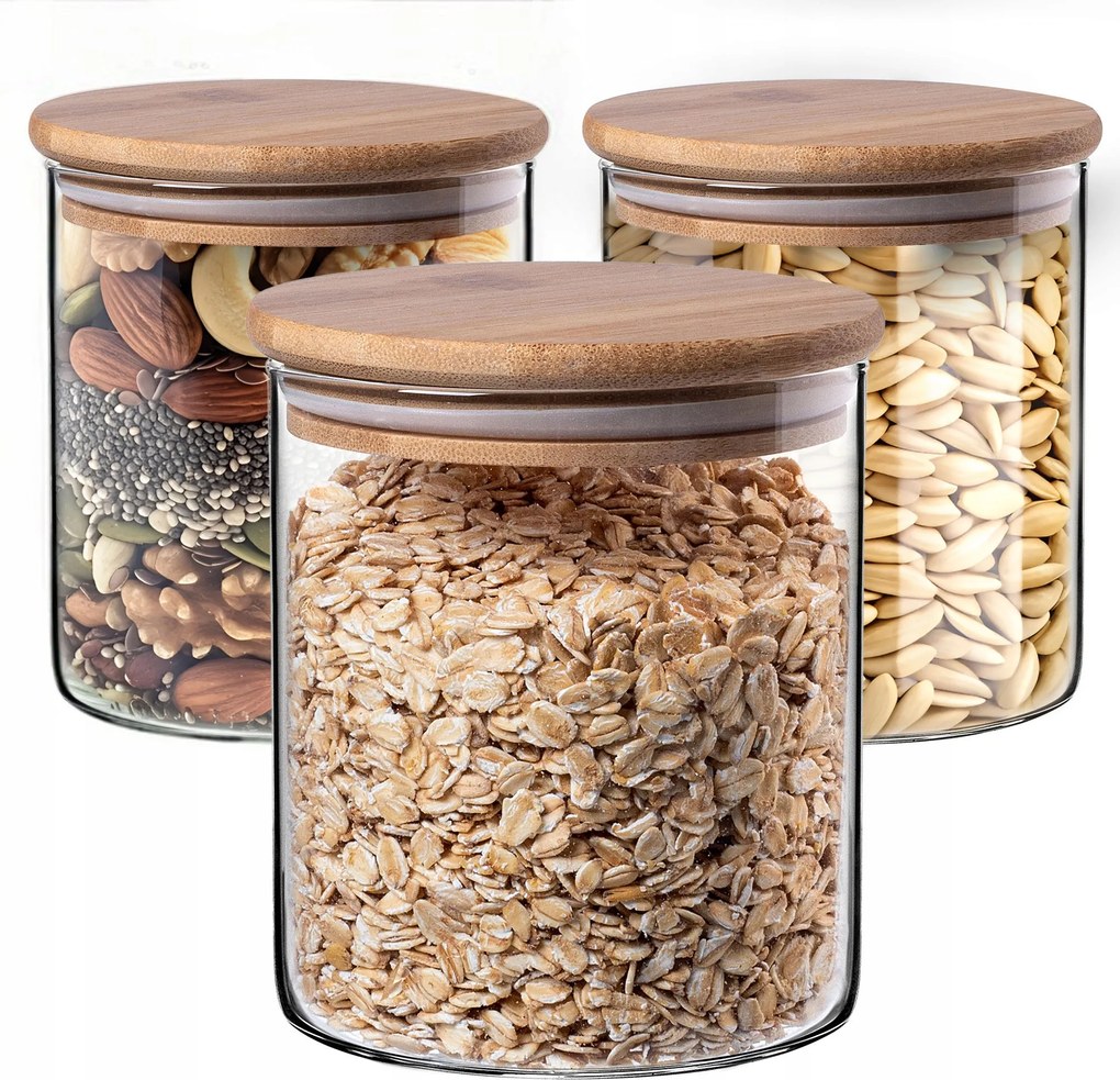 Ételtároló Üveg Fűszertartó Fedéllel Befőttesüveg 800 ml