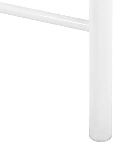 Franciaágy 160 cm ANTALIA (ágyráccsal) (fehér). 1007094