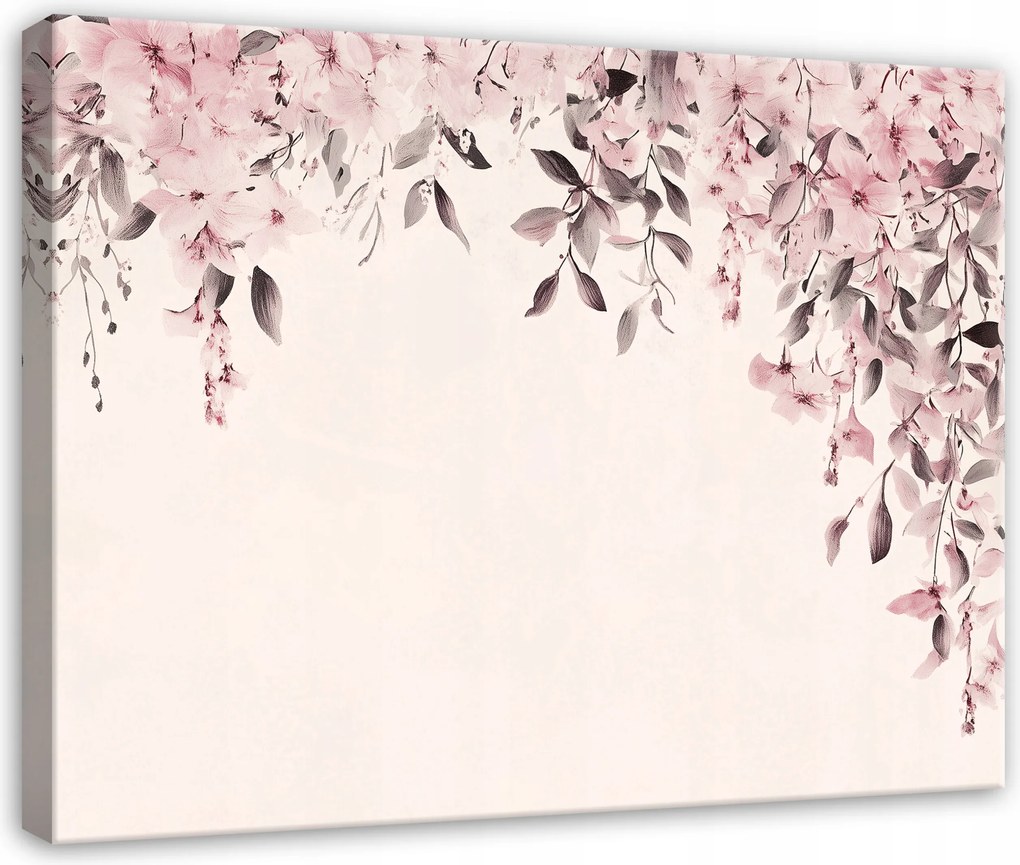 Vászonkép Virágok Lógó Levelek A Hálószobába Nappali Konyha 60x40