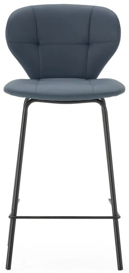 Sötétszürke bárszék szett 2 db-os (ülésmagasság 67 cm) Maura – Marckeric