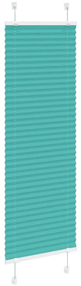 pliszírozott redőny Benzinzöld 40x100 cm szövetszélesség