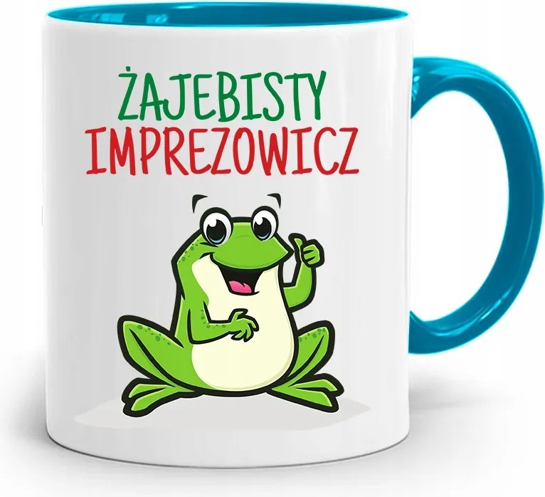 Bulizóknak Kék Bögre nyomott mintával, fényképpel