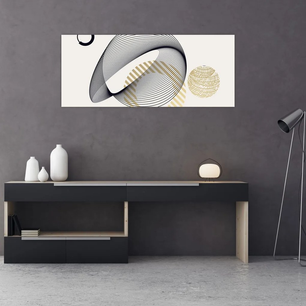 Kép - Geometriai formák N⁰3 (120x50 cm)