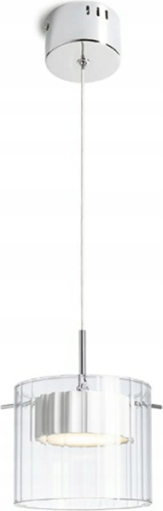 Led függeszték Rendl Estra I fehér/átlátszó üveg 5W 3000K 230V