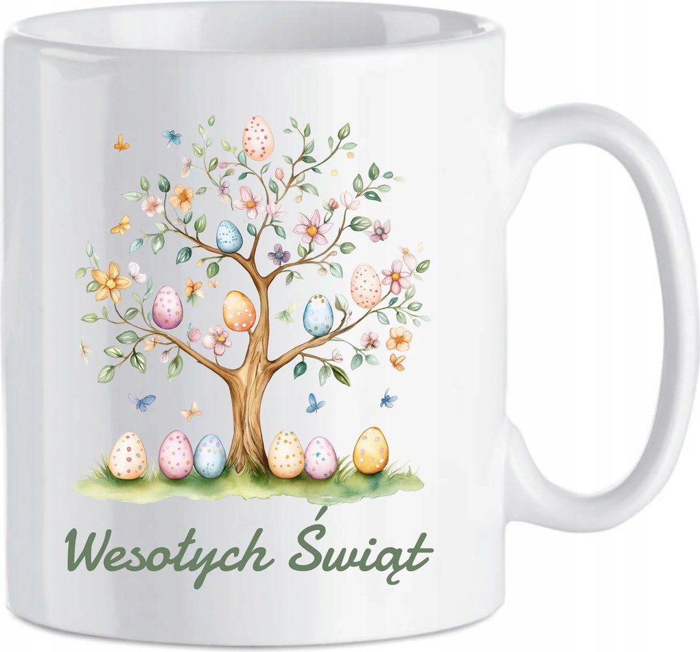 Húsvéti kerámia bögre Húsvéti tojással Boldog Karácsonyt 330 ml