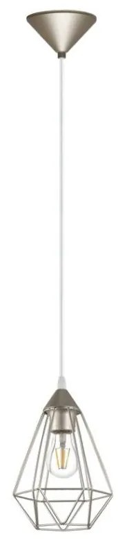 Eglo 33617 - Kábeles függeszték TARBES 1xE27/60W/230V