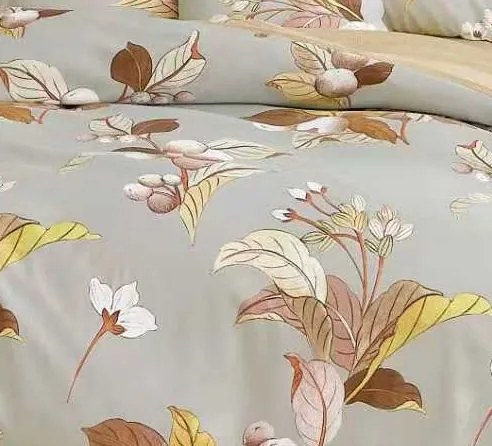 Flanel ágyneműhuzat Homa BRIA GREY 7 részes 140x200 cm