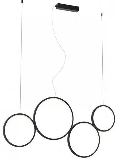 Redo 01-3384 - LED Dimmelhető csillár zsinóron ATHENA LED/40W/230V CRI98 fekete