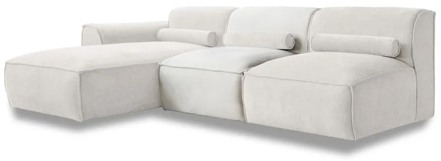 Fehér sarokkanapé (bal oldali) Flex Felix – Miuform