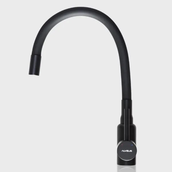 ALVEUS SETA23230 - Konyhai mosogató CADIT+MINTAS mosogató csaptelep 34cm gránit/fekete