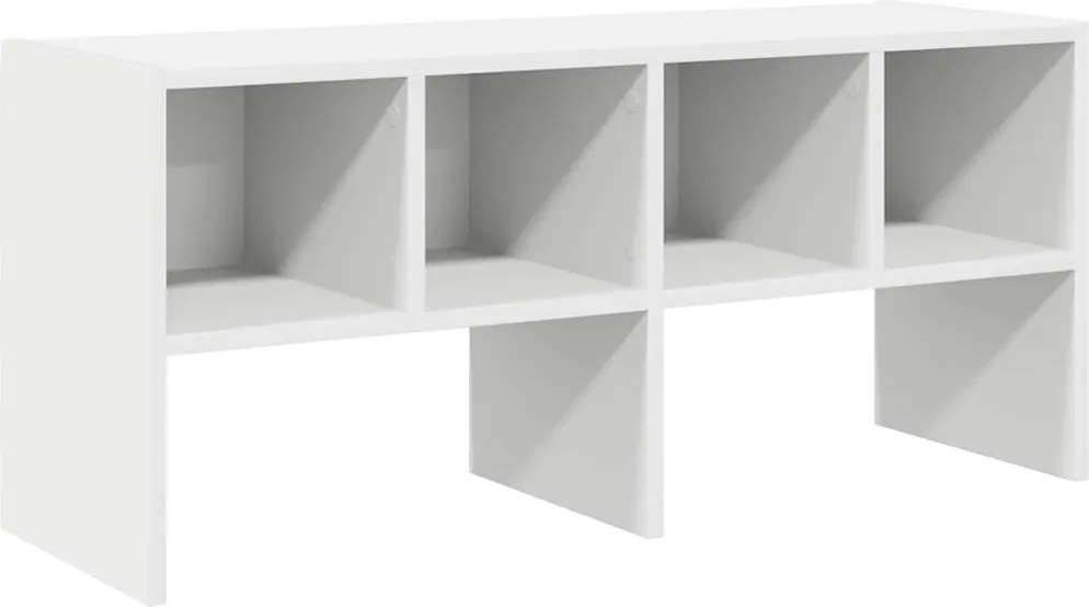 vidaXL cipőtartó állvány halmozható fehér 89,5x30x40 cm