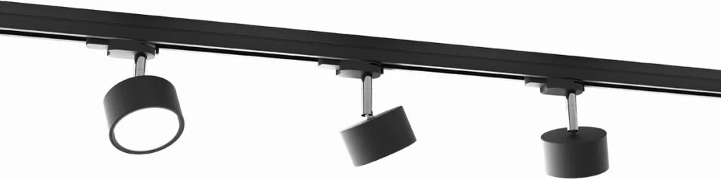 RENDL PIXIE háromáramkörös sínre fekete króm 230V LED GX53 7W
