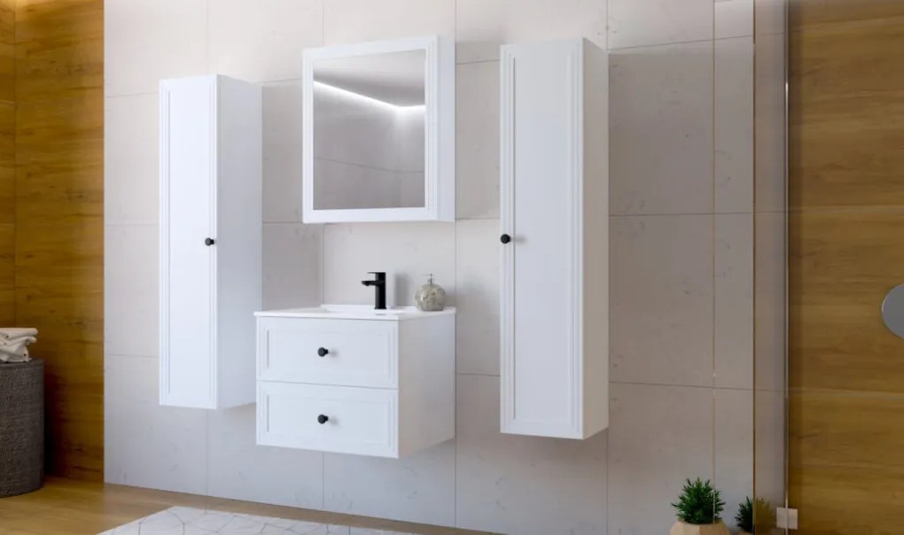 TORETO Mosdószekrény 60 cm fehér