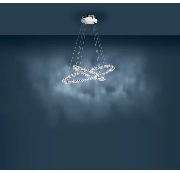 Eglo 93946 - LED Csillár zsinóron TONERIA LED/56,1W/230V