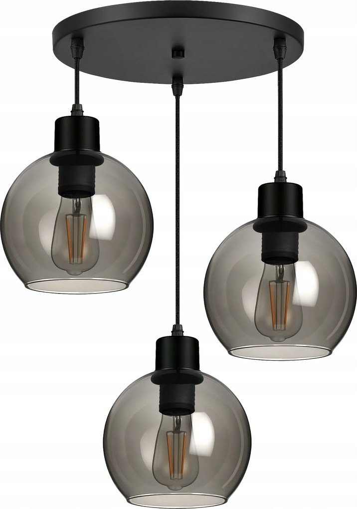 Mennyezeti lámpa függeszték Led csillár üveg gömbök E27 modern plafon