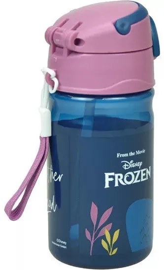 Disney Jégvarázs Sisters műanyag kulacs akasztóval 350 ml
