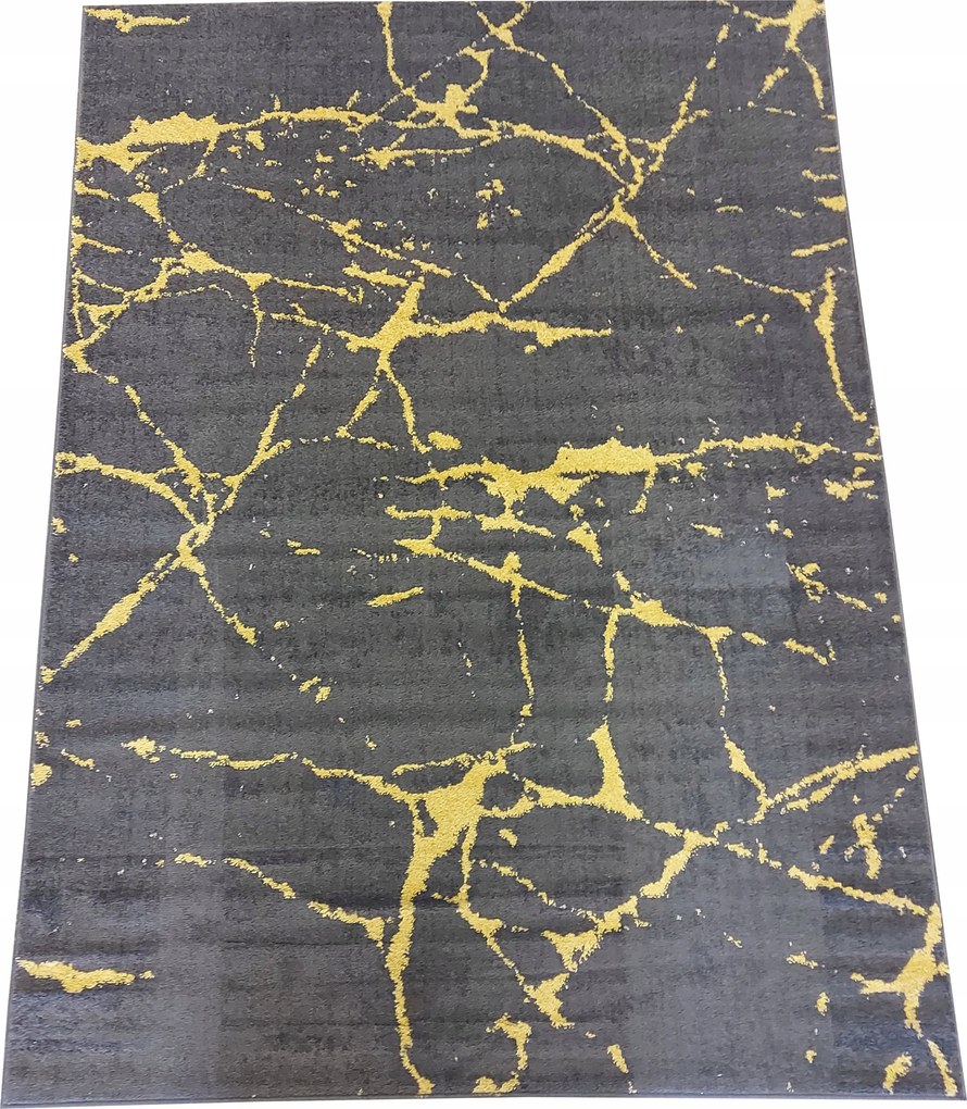 Modern márvány szőnyeg, sötétszürke 300x400 cm