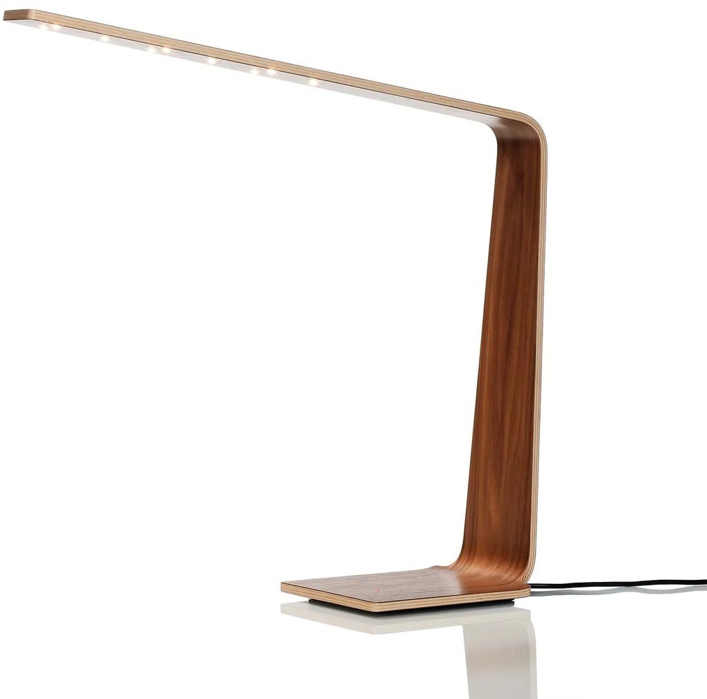 Asztali lámpa LED4, többféle változat - TUNTO Modell: natúr dió, fehér színű