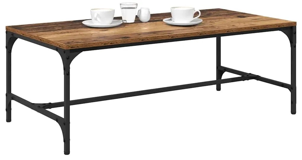 Dohányzóasztal Öreg fa 100 x 50 x 35 cm Faanyag