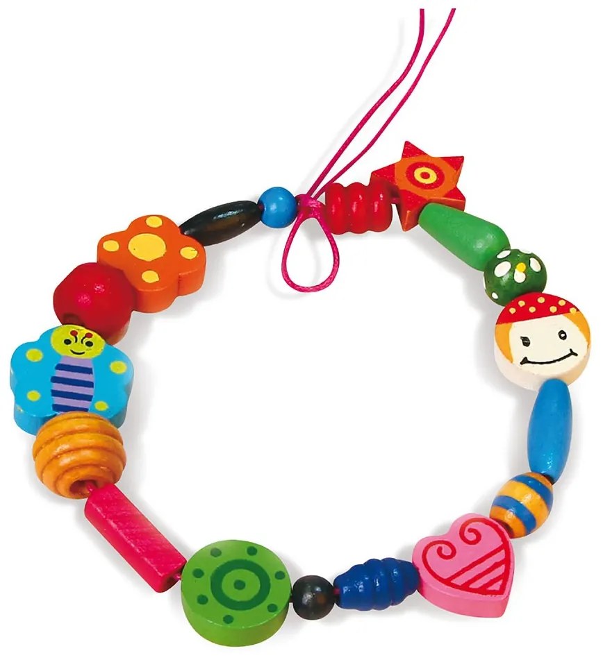 Kreatív fából készült gyöngykészlet Viga