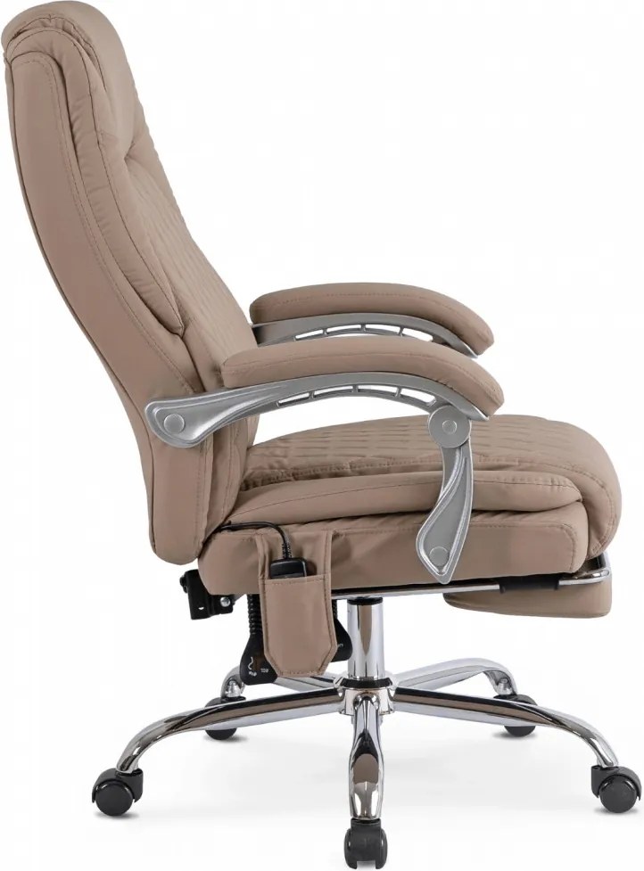 GIORGIO forgó masszázsfotel, bézs