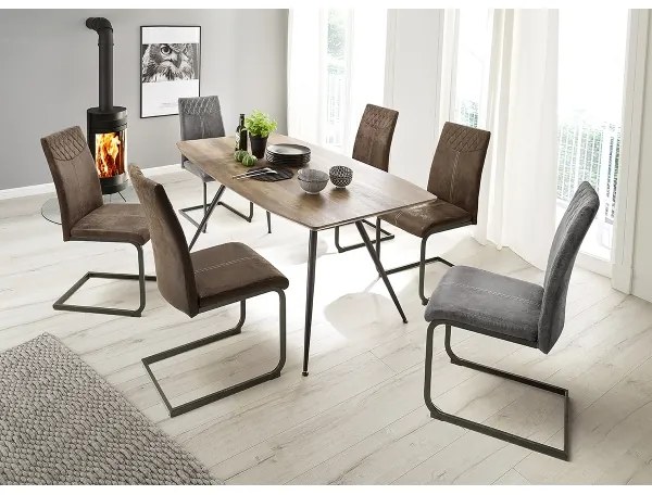 Étkezőszék VIVIEN 4 db antracit