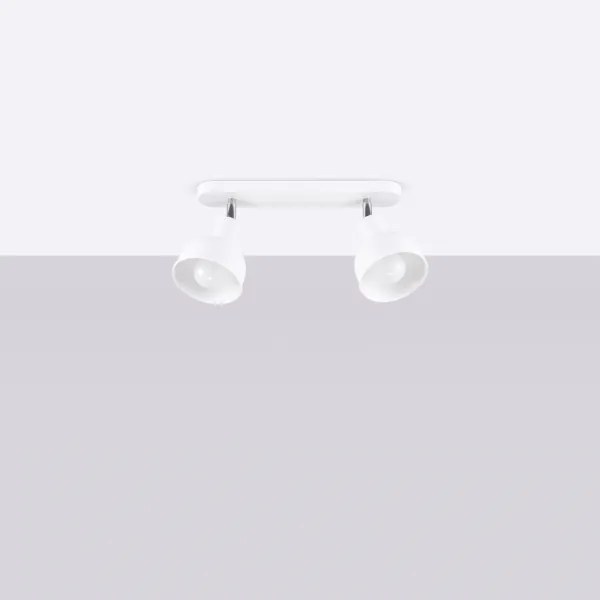 Sollux SL.1314 - Spotlámpa ELBA 2xE27/15W/230V fehér