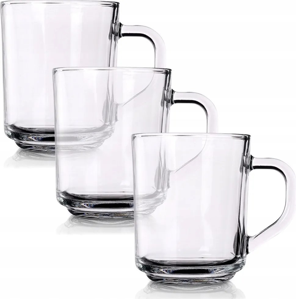 3x Kávés Poharak Tea Italok Meleg Hideg Pohár Szett