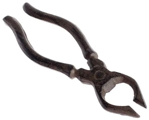 Öntöttvas laposfogó alakú üvegnyitó dísz