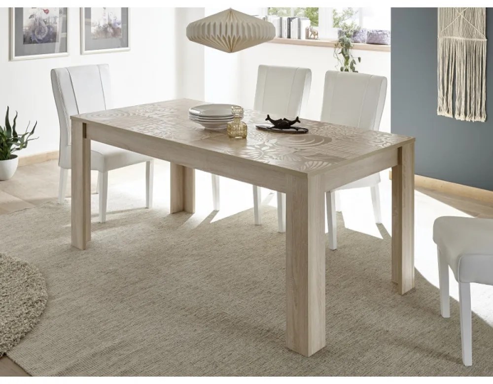 MIRO Sonoma tölgy Bővíthető Étkezőasztal 137-185cm