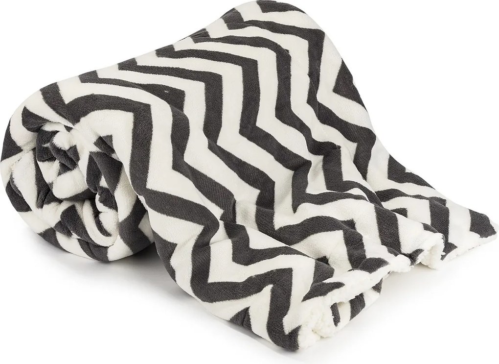 4Home gyapjú hatású pléd Wave, 150 x 200 cm