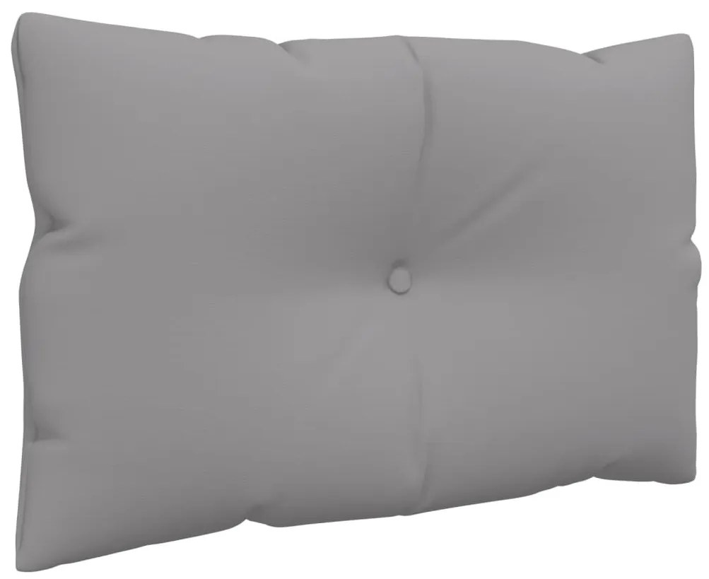 3 db szürke szövet raklappárna