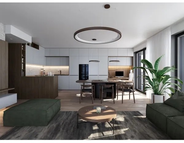 LED2 - LED Csillár zsinóron BELLA LED/48W/230V 3000K/4000K fekete