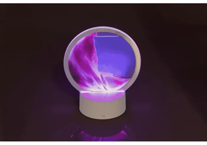 LED mozgó homokkép - kék