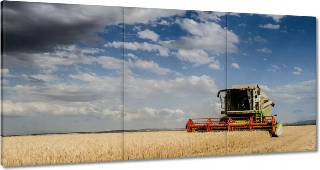 Képek 120x60 Kombájn az aratás során