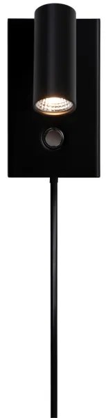 Nordlux - OMARI LED/3,2W/230V fekete, állítható fényerőjű fali spotlámpa
